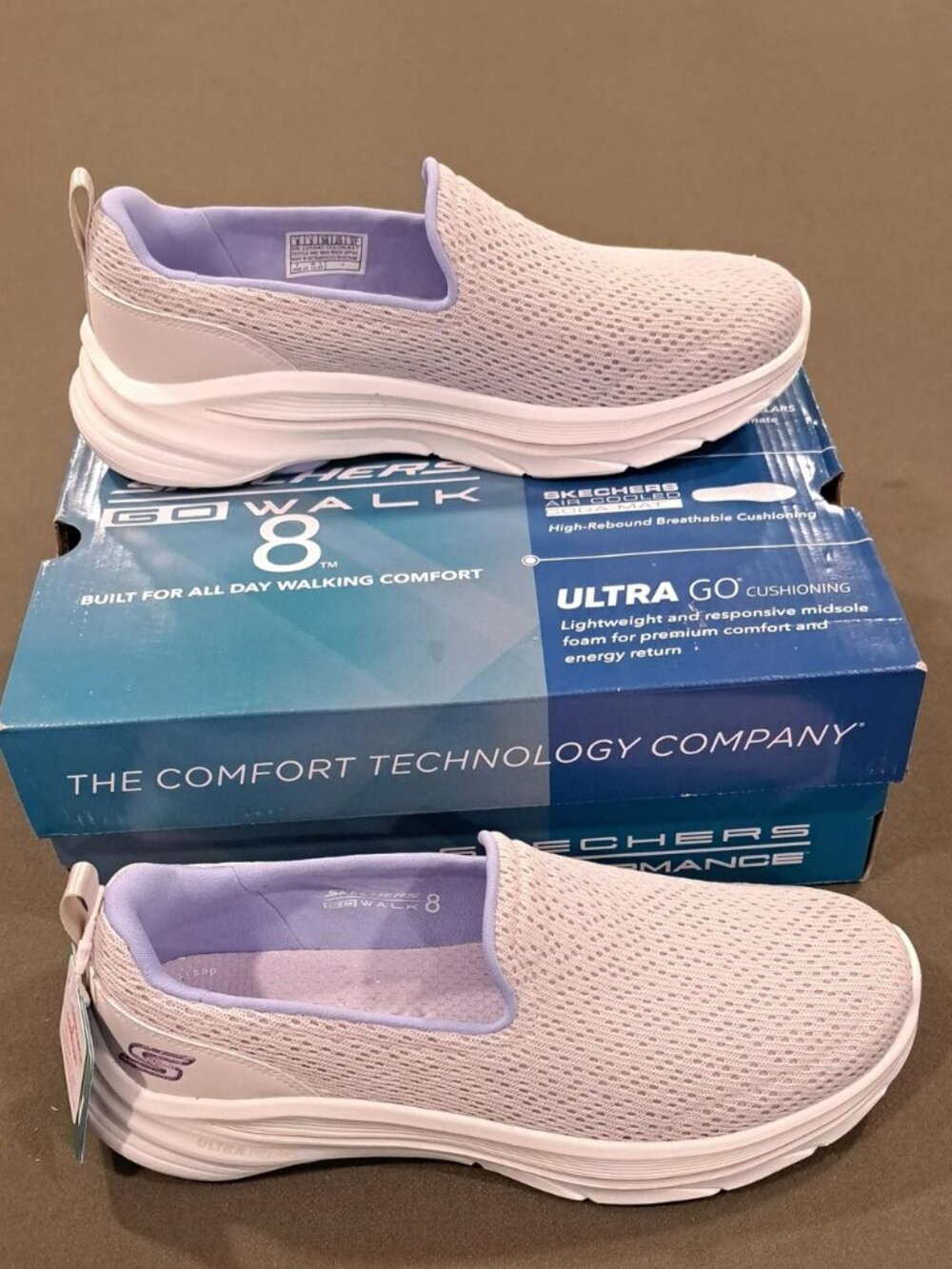 Skechers GO WALK 8 - Julietta - Color: Nutural - Size: Women 8